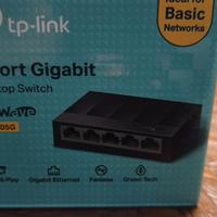 Switch rete ethernet lan 5 porte gigabit
