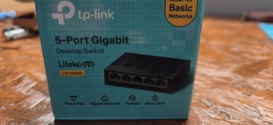Switch rete ethernet lan 5 porte gigabit