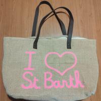 Borsa da mare in paglia Saint Barth 