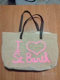 Borsa da mare in paglia Saint Barth 