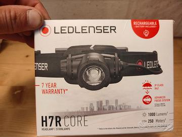 Lampada frontale Led lenser h7r core