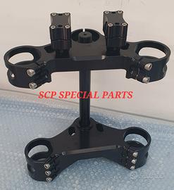 HARLEY DAVIDSON V ROD PIASTRE DI STERZO CNC LEGA