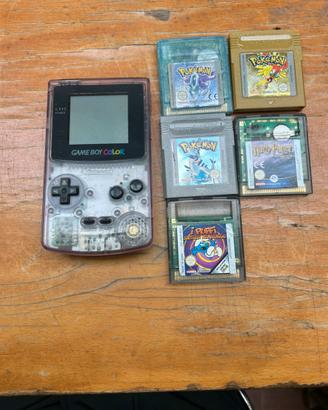 Game boy color + 5 giochi