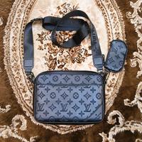 Borsello nero con tracolla + pochette – Luxury 🖤