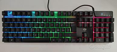 Tastiera Gaming RGB Trust GXT 838 Azor Layout ITA