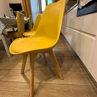 Sedie senape Tipo scandinavo