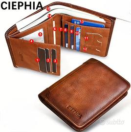 Portafoglio Uomo in Vera Pelle