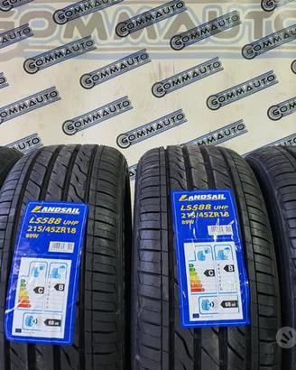 4 pneumatici 215 45 18 landsail nuovi