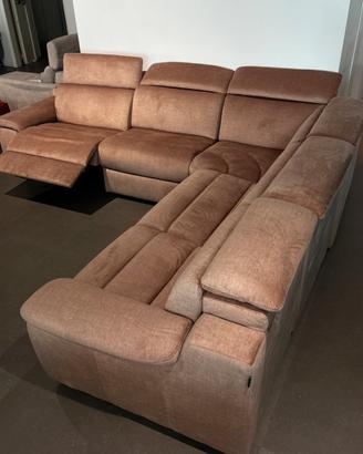 Divano Artigianale Angolare con relax