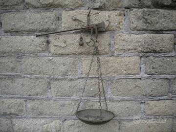 Bilancia stadera anni 40/50 in ottone