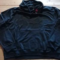 Felpa PAYPER taglia  "FORTE"  5XL Nera con Cappucc