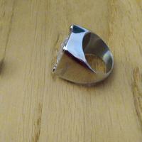 Morellato anello acciaio e cristallo 