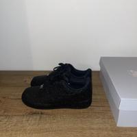 Air force 1 nere brillantini nuove con scatola