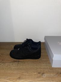 Air force 1 nere brillantini nuove con scatola