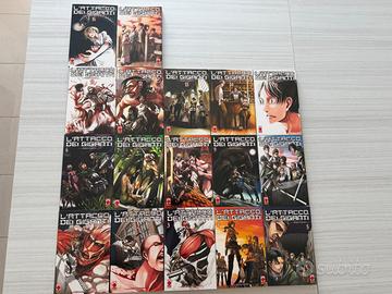 L'Attacco dei Giganti manga 1-17 Planet Manga