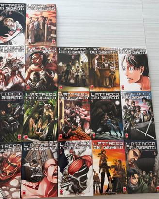 L'Attacco dei Giganti manga 1-17 Planet Manga