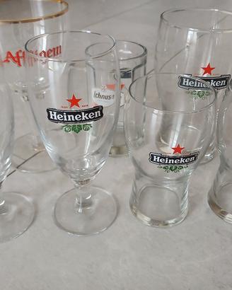 Set bicchieri logo birra