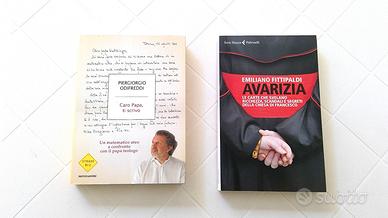 2 Libri- Odifreddi Caro Papa, Fittipaldi, Avarizia