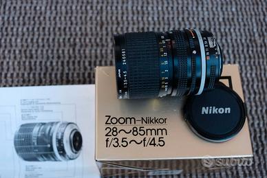 Nikon zoom 28-85 f3,5-4,5- ais- macro - perfetto