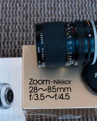 Nikon zoom 28-85 f3,5-4,5- ais- macro - perfetto