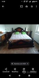 camera in stile legno massello completa