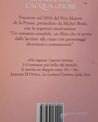 libro cambiare l'acqua ai fiori 