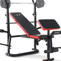 Panca multifunzione e Curl Leg supporto bilanciere