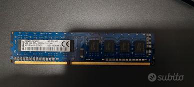 Banco di Ram memoria dimm 4gb dd3 kingston  