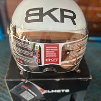 Casco Moto/Scooter Jet BKR bianco