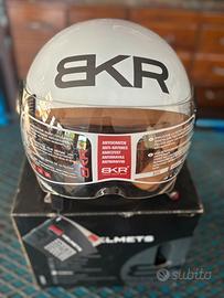 Casco Moto/Scooter Jet BKR bianco