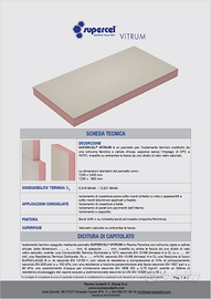 PANNELLI MATERIALE ISOLANTE 9 CM - SUPERCEL VITRUM