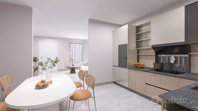 Trivano ristrutturato bibagni con terrazza sovrast