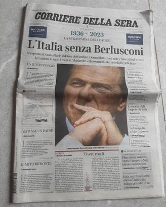 CORRIERE DELLA SERA 13 GIUGNO 2023 BERLUSCONI