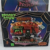 Lemax Halloween Spooky Town PICK ME PUMPKIN WAGON
