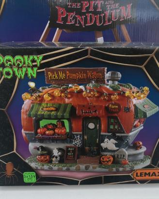 Lemax Halloween Spooky Town PICK ME PUMPKIN WAGON