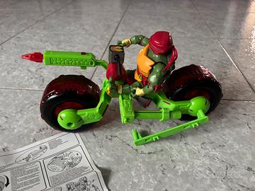 Moto e personaggio Raffaello Tartarughe Ninja
