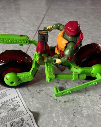 Moto e personaggio Raffaello Tartarughe Ninja