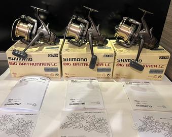 3 mulinelli Shimano Big Baitrunner LC+Box+Libretti