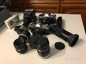 Set Fotografico vintage Canon