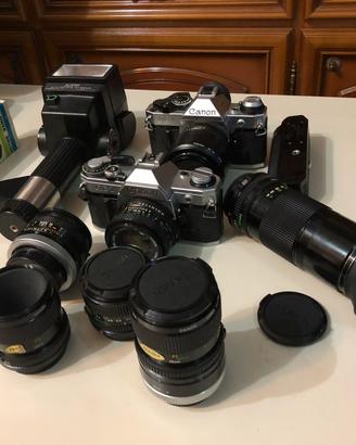 Set Fotografico vintage Canon