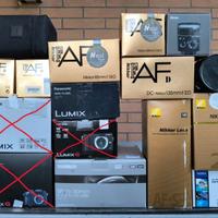 scatole nikon lumix tamron