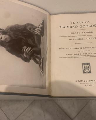 Libro Il Nuovo Giardino Zoologico Hoepli Vintage