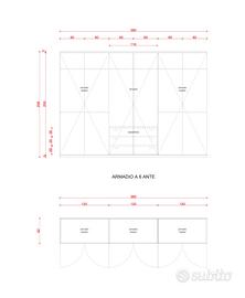 Armadio bianco 6 ante 290x390