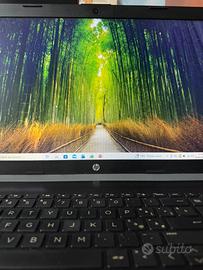 Computer portatile HP 15” 256GB SSD win10 office