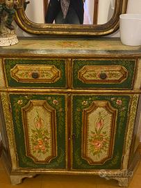 Comó con specchio vintage anni 70