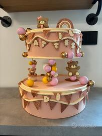 Torta Battesimo Gomma Eva