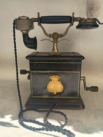 telefono vintage a manovella primi 900