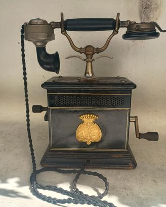 telefono vintage a manovella primi 900