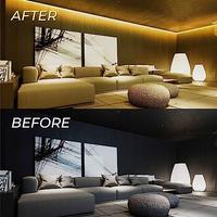 Home Striscia LED 5 M Bianco caldo,384 LED/M Stris