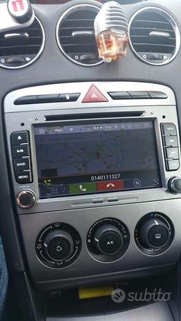 Autoradio navigatore peugeot 408 android wifi